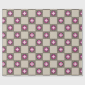 Papier Cadeau Design esthétique rétro sans soudure" (Plat)