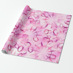 Papier Cadeau Design ethnique motif Abstrait. Aquarelle