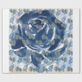 Papier Cadeau Design floral (Plat)