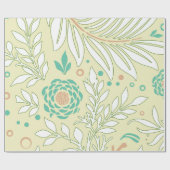 Papier Cadeau Design floral 21 (Plat)