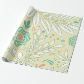 Papier Cadeau Design floral 21 (Déroulé)