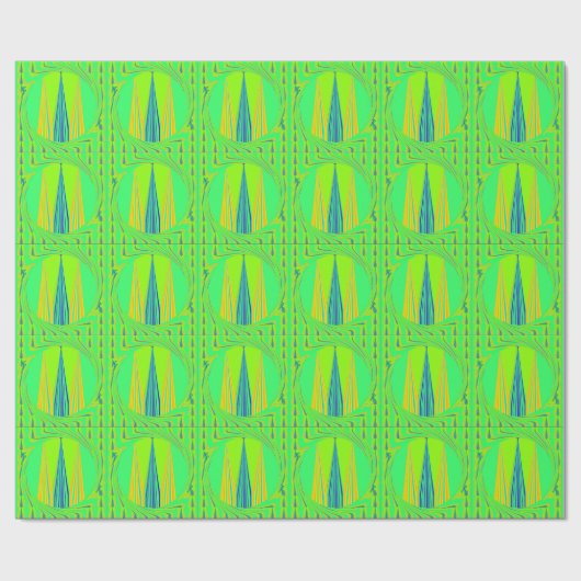 Papier Cadeau Design géométrique Edgy (Plat)