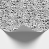 Papier Cadeau Design gris clair long de Caméo (Coin)