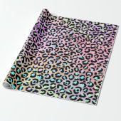 Papier Cadeau Design Iridescendant Leopard Series 6 (Déroulé)