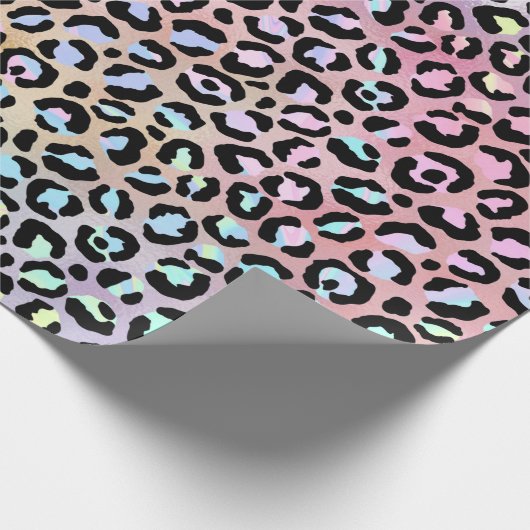 Papier Cadeau Design Iridescendant Leopard Series 6 (Coin)