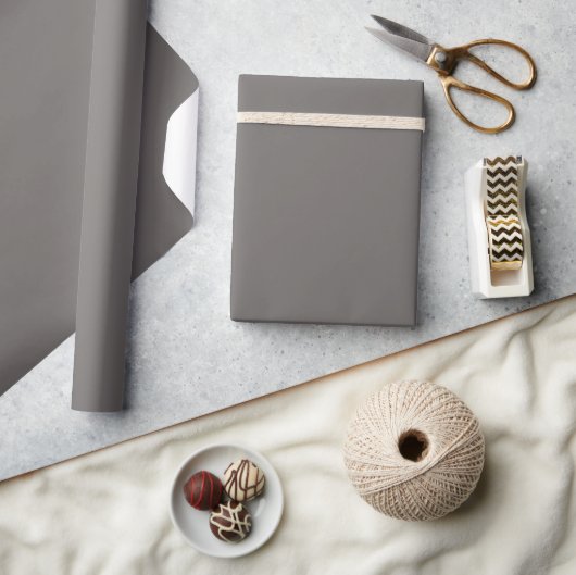 Papier Cadeau Design Masculin gris foncé (Artisanat)