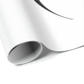 Papier Cadeau Design moderne et ludique de "Joyeux Vacances" (Coin rond)