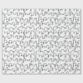 Papier Cadeau Design moderne peint Cityscape (Plat)