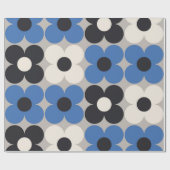 Papier Cadeau Design motif floral transparent. Style scandinave (Plat)