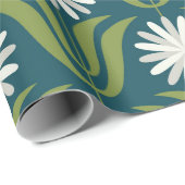 Papier Cadeau Design motif fluide et fluide. Style scandinave (Coin rond)