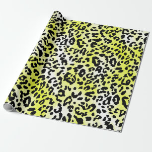 Papier Cadeau design motif habillage élégant avec peau léopard e