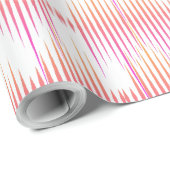 Papier Cadeau Design motif ondulé coloré (Coin rond)