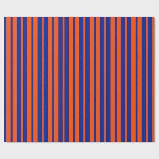 Papier Cadeau Design Motif Orange Blue (Plat)