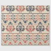 Papier Cadeau Design motif sans couture avec Palestini tradition (Plat)