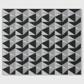 Papier Cadeau Design Motif Triangles coloré (Plat)