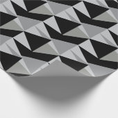 Papier Cadeau Design Motif Triangles coloré (Coin)