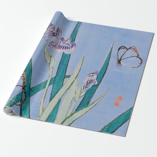 Papier Cadeau DESIGN ORIGINAL IRIS Papier à envelopper (Déroulé)