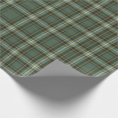 Papier Cadeau Design Plaid Jaune Plaid Joli Vert (Coin)