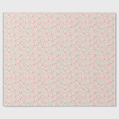 Papier Cadeau Design pois moderne éparpillé (Plat)