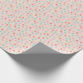 Papier Cadeau Design pois moderne éparpillé (Coin)