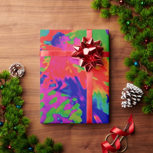 Papier Cadeau Design Punk Rock (Cadeau de vacances)