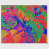 Papier Cadeau Design Punk Rock (Plat)