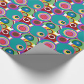 Papier cadeau design rétro Abstrait (Coin)