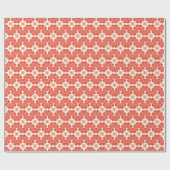 Papier Cadeau design rouge et blanc (Plat)