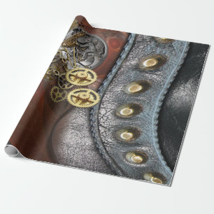 Papier Cadeau Design Steampunk