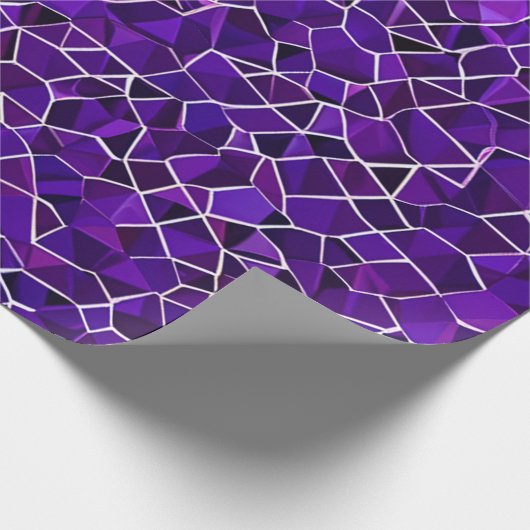 Papier Cadeau Design violet (Coin)