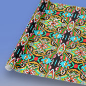 Papier Cadeau Designs colorés