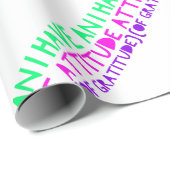 Papier Cadeau Désintoxication aa de récupération de gratitude (Coin rond)