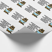 Papier Cadeau Désolé Sally, 6 semaines supplémentaires d'hiver (Coin)