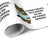 Papier Cadeau Désolé Sally, début printemps (Coin rond)