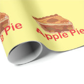 Papier Cadeau Dessert d'Apple Pie (Coin rond)