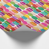 Papier Cadeau Dessert de Macarons de Français d'Ohlalala (Coin)