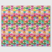 Papier Cadeau Dessert de Macarons de Français d'Ohlalala (Plat)