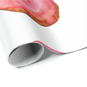 Papier Cadeau Dessert rose de bonbon à butées toriques (Coin rond)