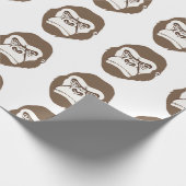 Papier Cadeau Dessin animé de gorille (Coin)