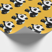 Papier Cadeau dessin animé panda (Coin)
