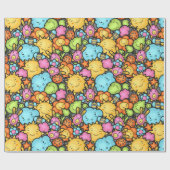 Papier Cadeau Dessin Anniversaire de enfant (Plat)