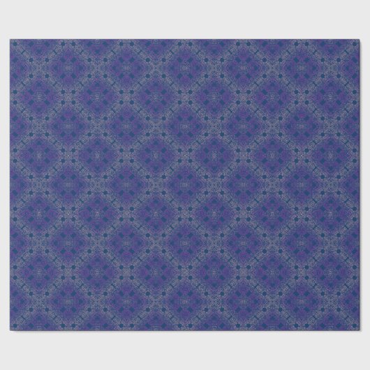 Papier Cadeau dessin arabesque violet fantaisie (Couture)