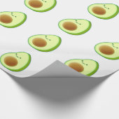 Papier Cadeau Dessin Avocado mignon (Coin)