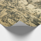 Papier Cadeau Dessin d'Astronomie noir blanc SUN & MOON (Coin)