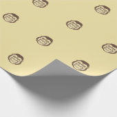 Papier Cadeau Dessin de bande dessinée de gorille (Coin)