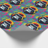 Papier Cadeau Dessin de dessin de peinture Gorilla Pop (Coin)