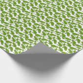 Papier Cadeau Dessin de grenouille verte (Coin)