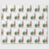 Papier Cadeau Dessin de Kangaroo (Plat)