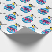 Papier Cadeau Dessin de Noël avec Oeuf de Pâques (Coin)