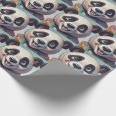 Papier Cadeau Dessin de Panda (Coin)
